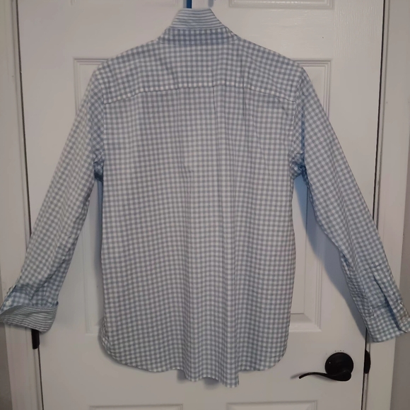 Lauren Ralph Lauren Non Iron Straight Fit Checked Button Front Shirt - Picture 7 of 8